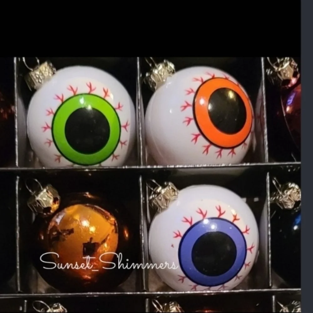 36pc Halloween eyeball spider web bat 1.5